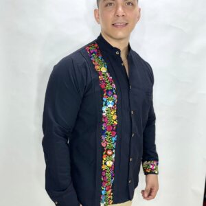 Guayabera Rincon de Flores Mao