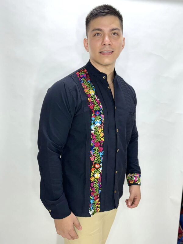 Guayabera Rincon de Flores Mao