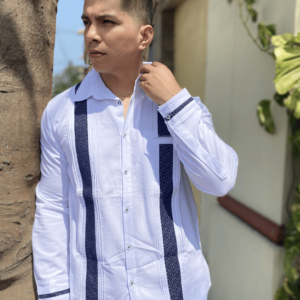 Guayabera Azulado