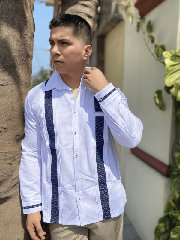 Guayabera Azulado