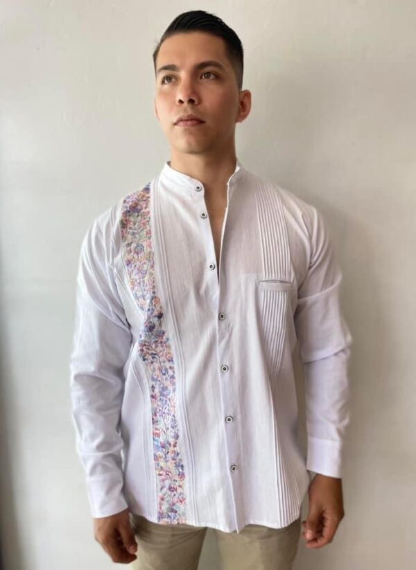 Guayabera Escencia Pastel Mao