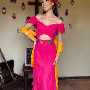 Vestido Moño Rosa