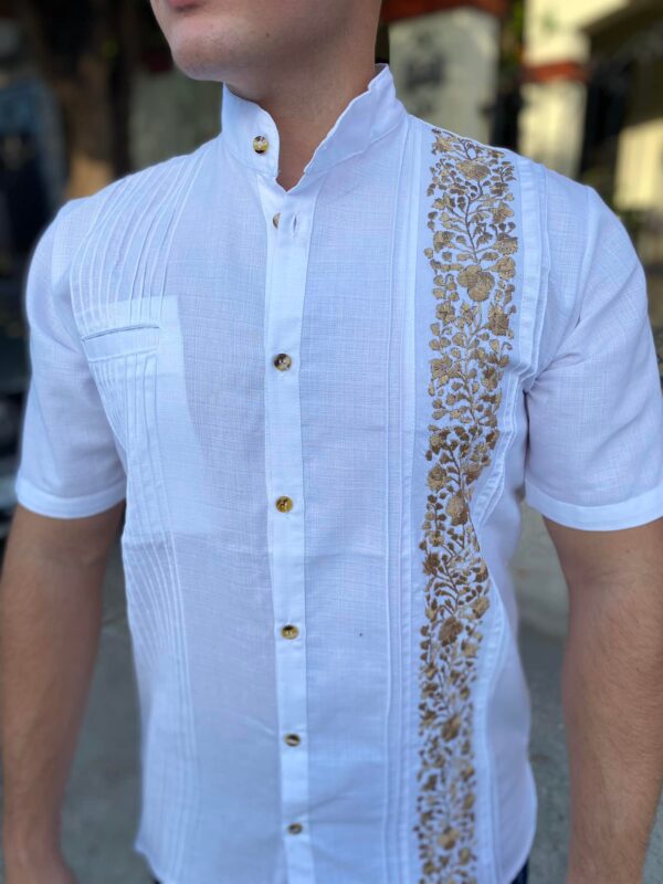 Guayabera Sol de Oro Mao - Image 3