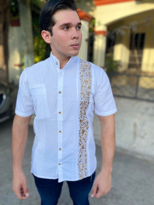 Guayabera Sol de Oro Mao - Image 2