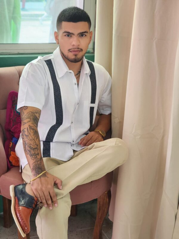 Guayabera Azulado