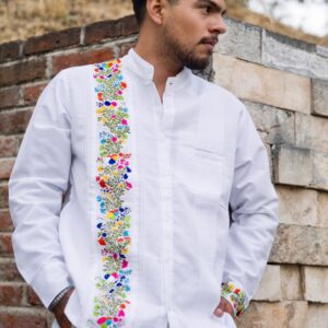 Guayabera De flores Juvenil