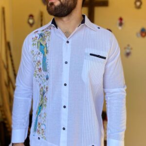 GUAYABERA AVES TROPICALES