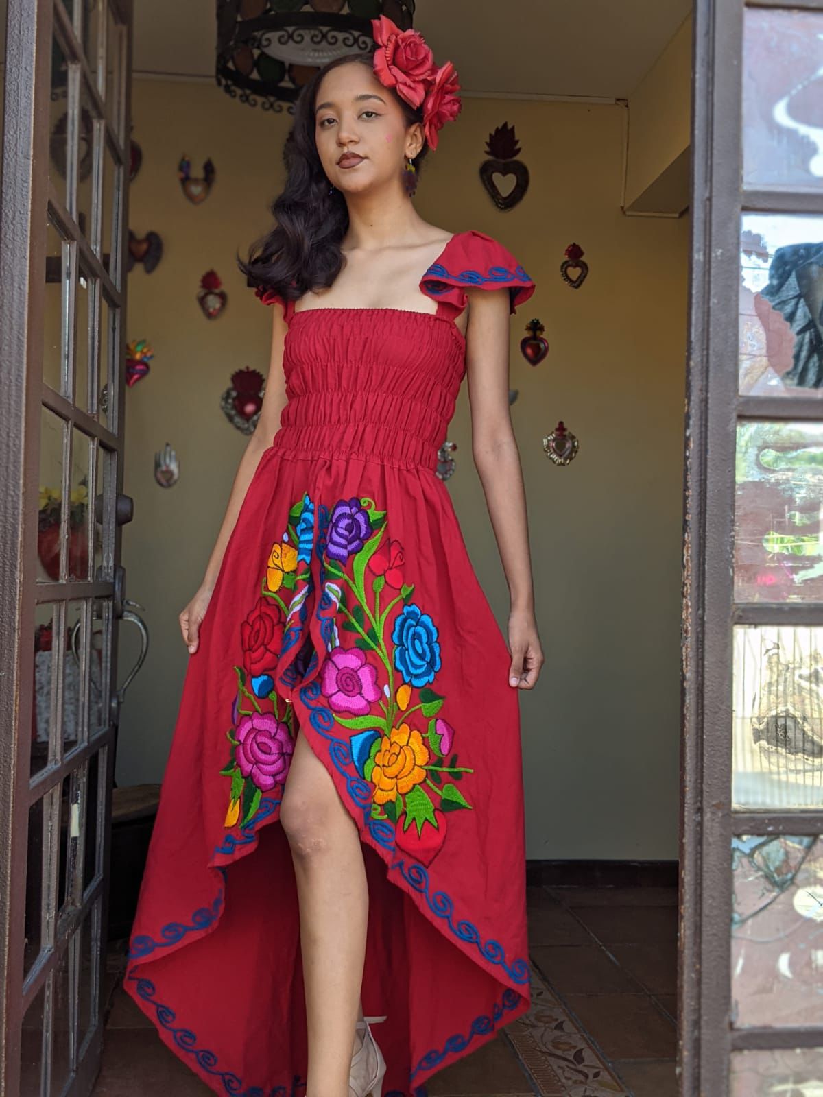 VESTIDO PAVORREAL ROJO