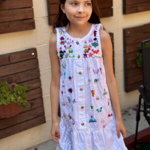 VESTIDO NIÑA ANIMALES DE MAR