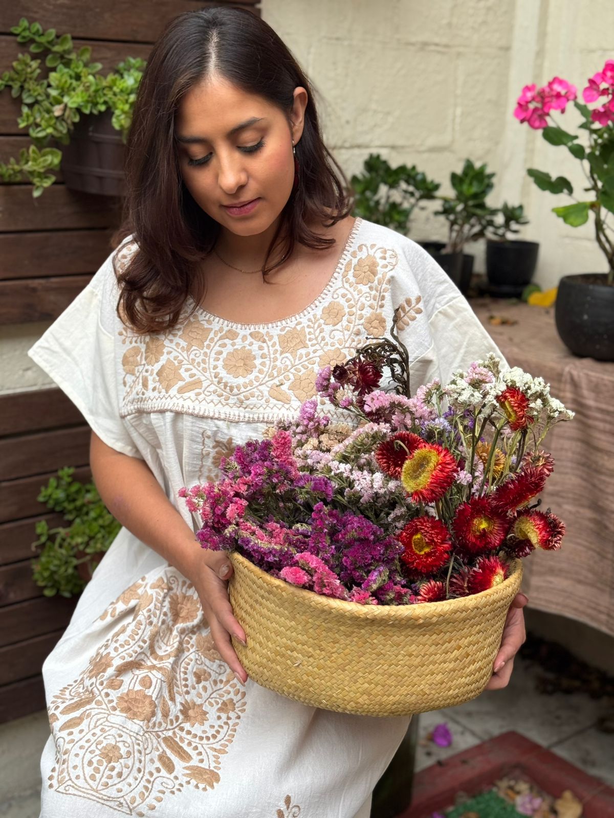 Vestido de Manta, largo, Rosy