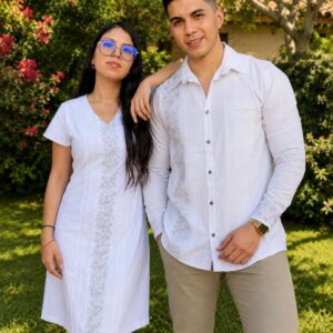 DUO BLANCO CON PLATA