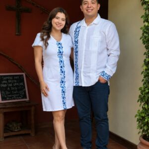DUO BLANCO CON AZUL